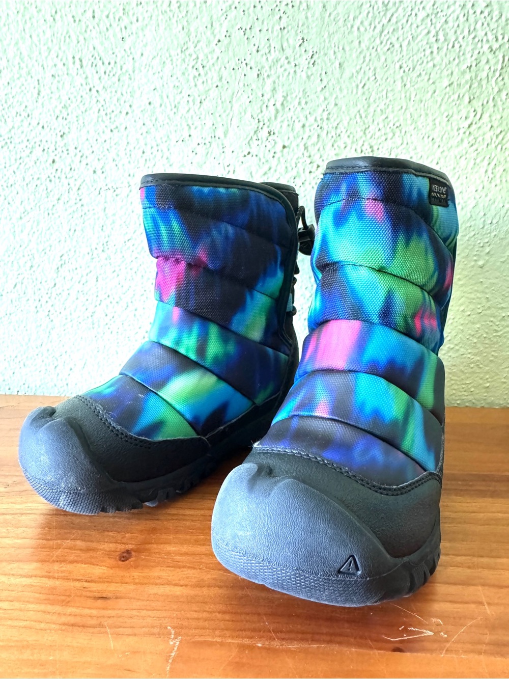 Keen Little Kids’ Puffrider Snow Boots in Northern Lights (16cm)